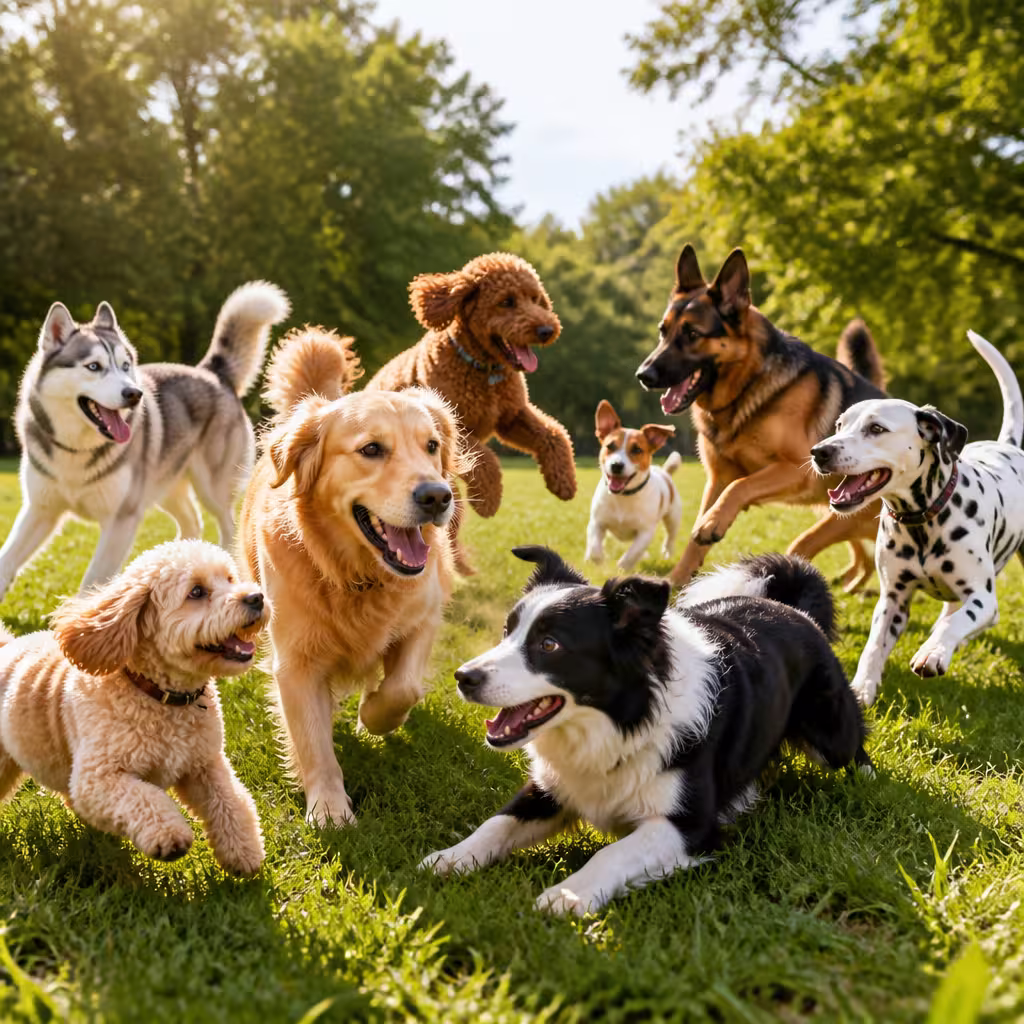 Speelse honden
